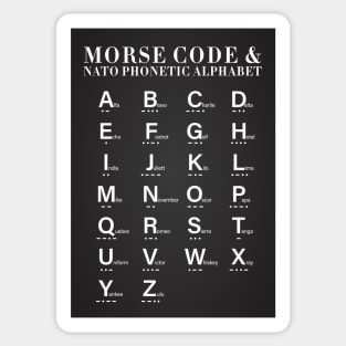 Morse Code Sticker